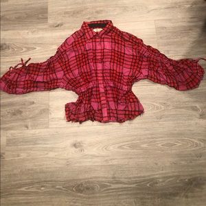 $20 sales NWT free People red combo top